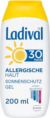 Produktbild von LADIVAL allergische Haut Gel LSF 30, 200 ml PZN 03373492 MHD 10.2026