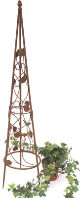Produktbild von Rankhilfe Pyramide Metall 95 cm 082547 Kletterhilfe Rankgerüst Ranke Obelisk