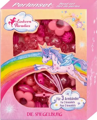 Produktbild von Einhorn-Paradies - Perlenset Rosa
