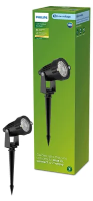 Image de Philips GardenLink 24V Caper Spot Erw. EU NV 24V 27K noir