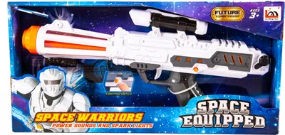 Produktbild von Space Gewehr Spielzeugwaffe Licht & Sound Batteriebetrieben Kinder Pistole Groß