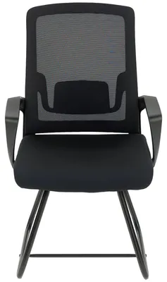 Produktbild von Ergonomischer Bš¹rostuhl mit Armlehnen fš¹r Wartezimmer, Schwarz