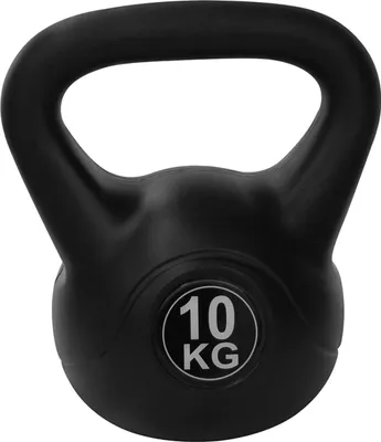 Produktbild von Tunturi Kugelhantel, Kettlebell, PVC mit Sand gefüllt, 10 kg