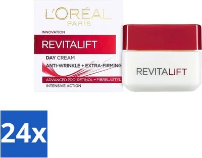 Produktbild von L'Oréal Revitalift 40+ - Tagescreme - Feuchtigkeitsspendend Anti-Falten - 50 ml - Vorteilspack - 24 Stücke