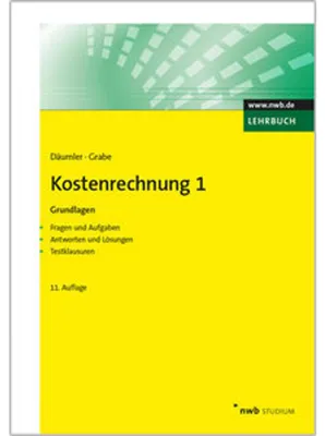 Produktbild von Kostenrechnung 1 - Grundlagen