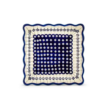 Produktbild von Bunzlauer Keramik SERVIERPLATTE Servierschale Servierteller 24x24 cm 166A