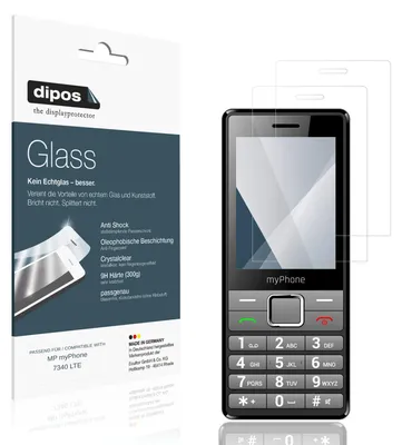 Image de 2x Protection écran pour MP myPhone 7340 LTE Verre souple Film Protecteur 9H dipos