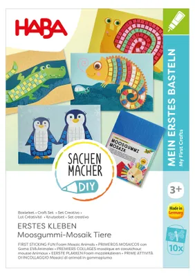 Produktbild von HABA Bastelset Sachenmacher - Erstes Kleben Moosgummi-Mosa