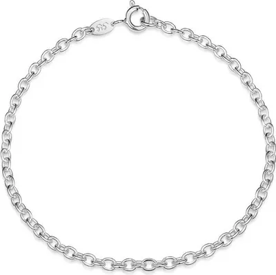 Produktbild von SILBERKETTEN STORE Erbskette Armband 2,8mm - 925 Silber, Länge wählbar von 16-25cm - 17cm