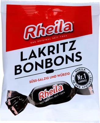 Immagine prodotto di Caramelle alla liquirizia Rheila, 50 g di caramelle