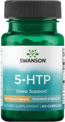Produktbild von 5-HTP (Hydroxytryptophan) 200 mg 60 Kapseln Swanson Health Products