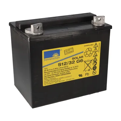 Produktbild von Sonnenschein Blei-Akku Solar S12/32G6 Pb 12V / 32Ah