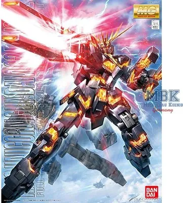 Produktbild von BANDAI BAN5063045 MG RX-0 Unicorn Gundam 02 Banshee 21 cm