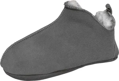 Produktbild von Lammfell Kinder Hausschuhe - BALI GRAU - Schuhgröße: EUR 23/24