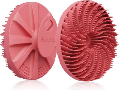 Immagine prodotto di BEAUTAIL Spazzola per il corpo in silicone Esfoliazione delicata, Pelle sensibile, Spazzola da bagno, Manico antiscivolo, Rosa