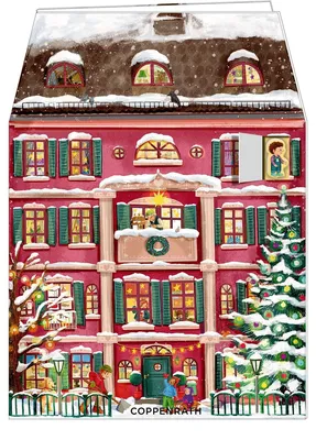 Productafbeelding van Adventskalender met figuren – Mijn kleurrijke kersthuis: Met 24 magneten om mee te spelen: Een interactieve adventskalender voor kinderen vanaf 3 jaar