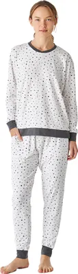 Immagine prodotto di J&J Brothers JJBEP1501 pigiama da donna in cotone a maniche lunghe