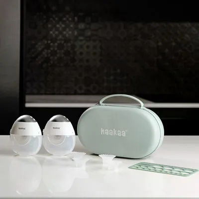 Produktbild von Haakaa Tragbare Elektrische Milchpumpe 2er Set