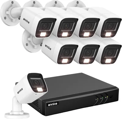 Obrázok produktu pre Kamerový systém CCTV, 8 kamier, 1080P video dohľad, 8STK, žiadne