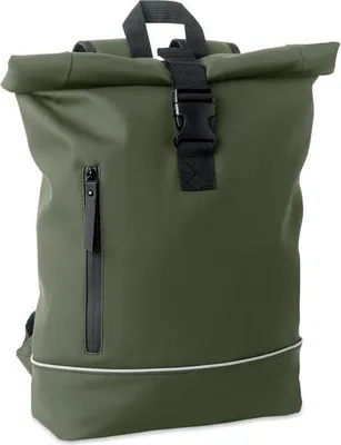 Image de MidOcean - Sac à dos pour ordinateur portable "Laptosa", Roll Top,PolyuréthaneMO1064 (taille unique) (Vert foncé)