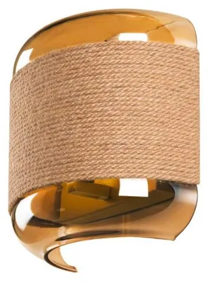Obrázok produktu pre SLV 1007595 PANTILO ROPE, povrchové nástenné svietidlo G9, zlatá farba