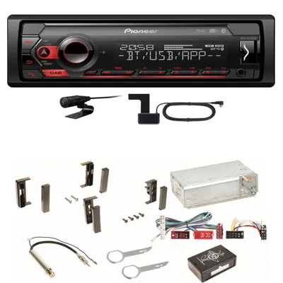 Produktbild von Pioneer MVH-S420DAB Bluetooth USB DAB+ Autoradio MP3 Einbauset für Audi A3 8L