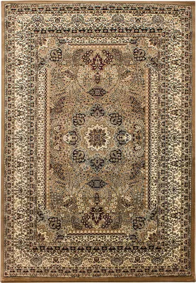 Produktbild von Villa Möbel Mararo Wohnzimmer-Teppich, Orientteppich, Orientalisch Design, Farbe:Beige, Grösse:120x170 cm