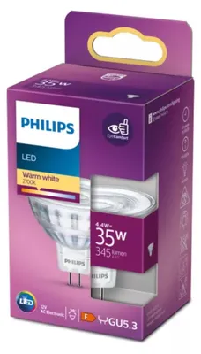 Obrázok produktu pre Reflektor Philips LED GU5.3 4,4 W teplá biela 36° otočný