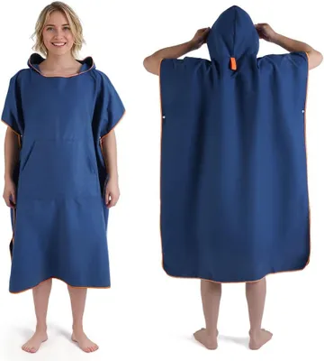 Produktbild von Babyhandtuch Kuogas Badeponcho-Handtuch für Damen und Herren, Mikrofaser-Surf-Poncho, Badeponcho-Handtuch, Mikrofaser-Badeponcho-Handtuch