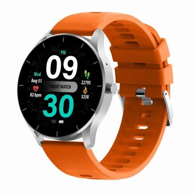 Immagine prodotto di GRAVITY GT2-8 Smartwatch Uomini Donne Bluetooth Chiamate Fitness Orologio Frequenza Cardiaca Pressione Sanguigna IP67 Impermeabile 1.28" Touchscreen Arancione