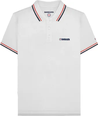 Obrázek produktu pro Lambretta - Pánská polokošile "SS25" LB271 (XXL) (bílá/červená/navy blue)