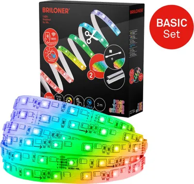 Produktbild von Pimp Your Stripe Starterset LED Strip 2m, IP44 Aussen, WiFi, RGB+W