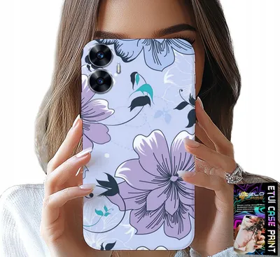 Obrázok produktu pre Puzdro Realme C55 – módne vzory s kvetinovými motívmi na zadnej strane