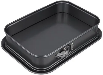Productafbeelding van Rectangulaire Springvorm van 35,5 x 24 x 8 cm met Anti-aanbaklaag