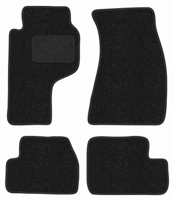 Obrázek produktu pro Velurové autokoberce pro: Nissan 200SX 1988-2003 (kupé) – sada 4 ks, antracitové, na míru – Wielganizator ANTHRA