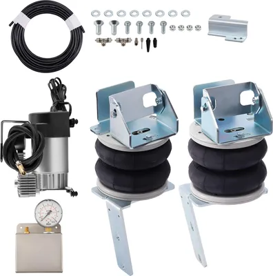 Produktbild von 2x Luftfederbalg + 12V Kompressor Kit Kit for Ford Transit 2001- 4000 KG