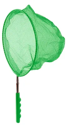Produktbild von Teichkescher Laubkescher Ø20cm Teleskopkescher Kescher Teich 85cm Fischkescher, Farbe:grün