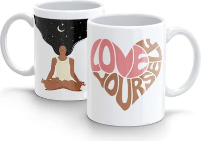 Produktbild von Kubek 300ml Medytacja Namaste Meditation Zeit v7