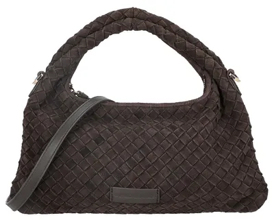 Produktbild von Les Visionnaires Sadie Weave Cozy - Umhängetasche 39 cm (dark brown)