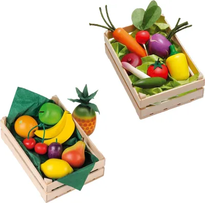 Produktbild von Erzi Kaufladenzubehör-Set Obst & Gemüse