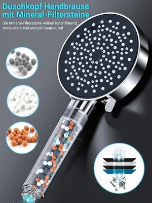 Produktbild von Wassersparende Duschkopf aus hochwertigem Material