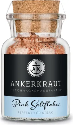 Produktbild von Pink Saltflakes, 90g im Korkenglas