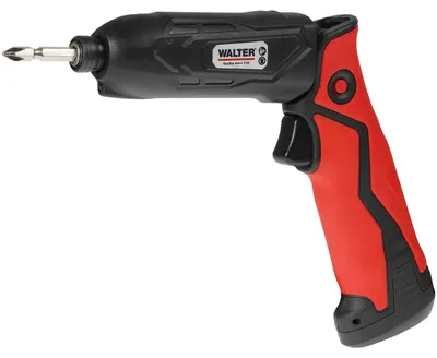 Produktbild von WALTER Akku-Knickschlagschrauber 7,2 V, inkl. Akku + Ladegerät, LED-Arbeitsleuchte, Akku-Ladestandsanzeige, Rechts-/Linkslauf, ergonomischer Handgriff, 2 Bits