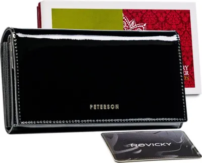 Obrázek produktu pro Peterson Dámská kožená peněženka Imo černá One size