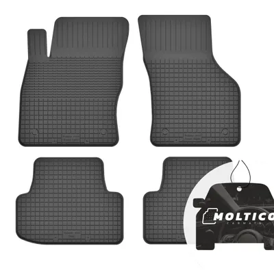 Imagen del producto de Juego de alfombrillas de goma con borde, aptas para todo tipo de clima, para Seat Arona a partir de 2017