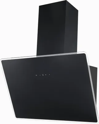 Produktbild von Dunstabzugshaube kopffreie Schräghaube 60 cm Glas Schwarz LED Respekta