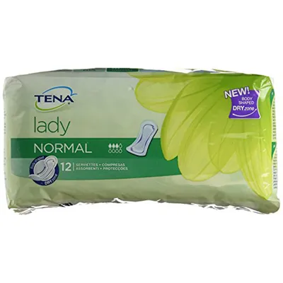 Produktbild von TENA Lady Normal für leichte Blasenschwäche, 12 Stück, 2er Pack (2 x 12 Stk)