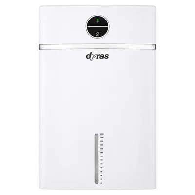 Obrázek produktu pro Dyras D-2000C, 65 W, 1,8 litru, 700 ml/den, vyjímatelná a vyprazdnitelná nádrž, bílá, odvlhčovač