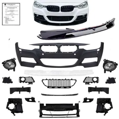 Produktbild von Sport Stoßstange Spoiler Nebelscheinwerfer Set paßt für BMW 3er F30 F31 Limousine Touring