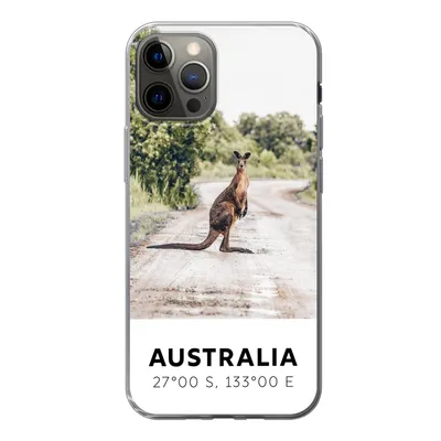 Produktbild von MuchoWow® Handyhülle Schutzhülle Hülle für iPhone 13 Pro Känguru - Australien - Tiere Silikon Softcase Handy Hülle - Handy-Tasche